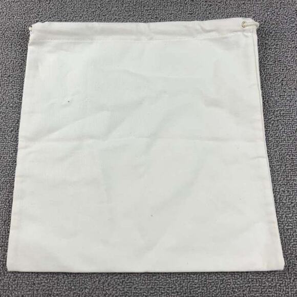 Mark Cross Dust Bag Unisex White Logo Print Drawstring Storage Pouch Accessory - Picture 2 of 6